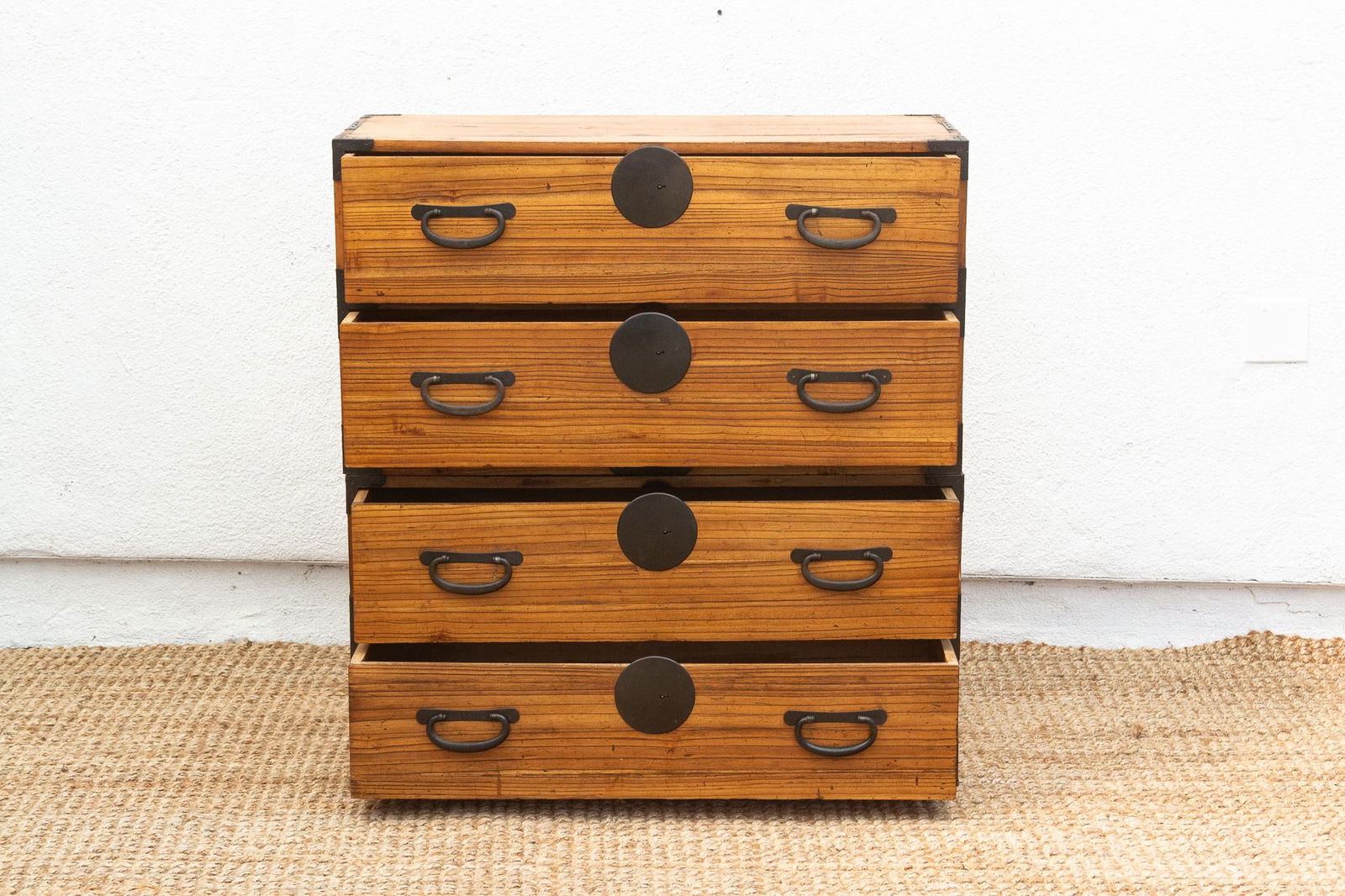 Antique Japanese 2-Piece Tansu Dresser - 11