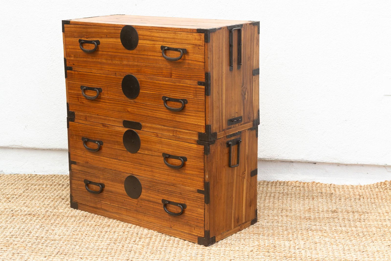 Antique Japanese 2-Piece Tansu Dresser - 9