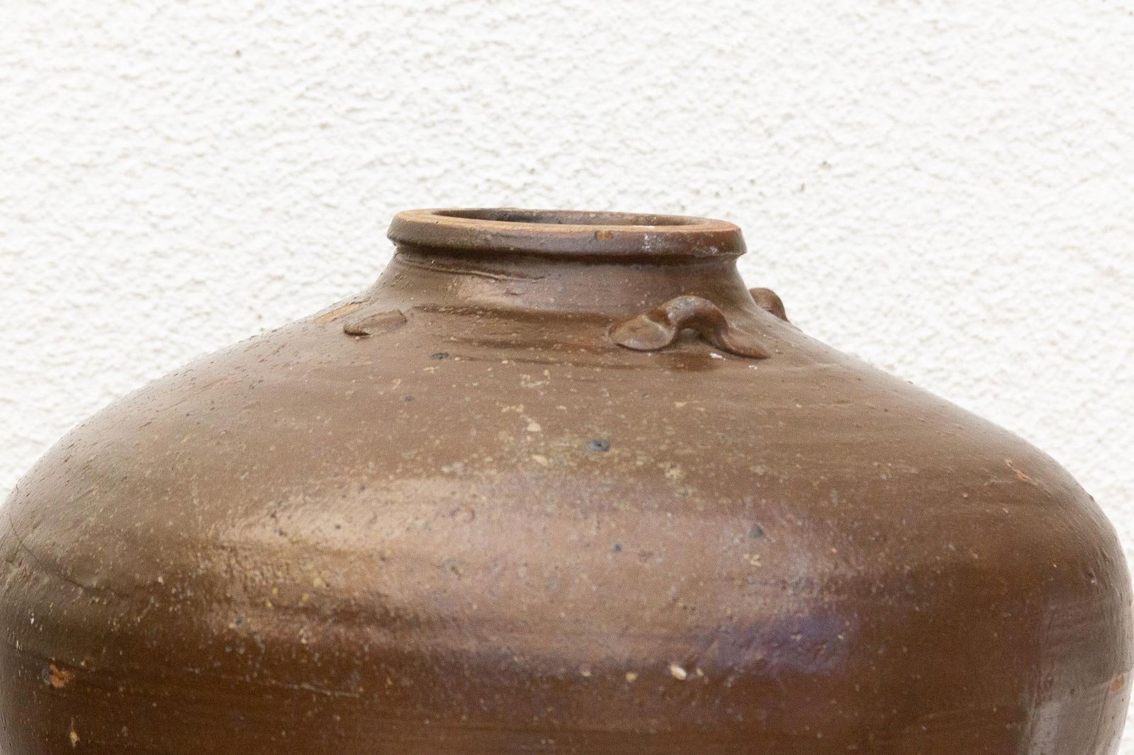 Rustic Rounded Silhouette Martaban Jar - 4