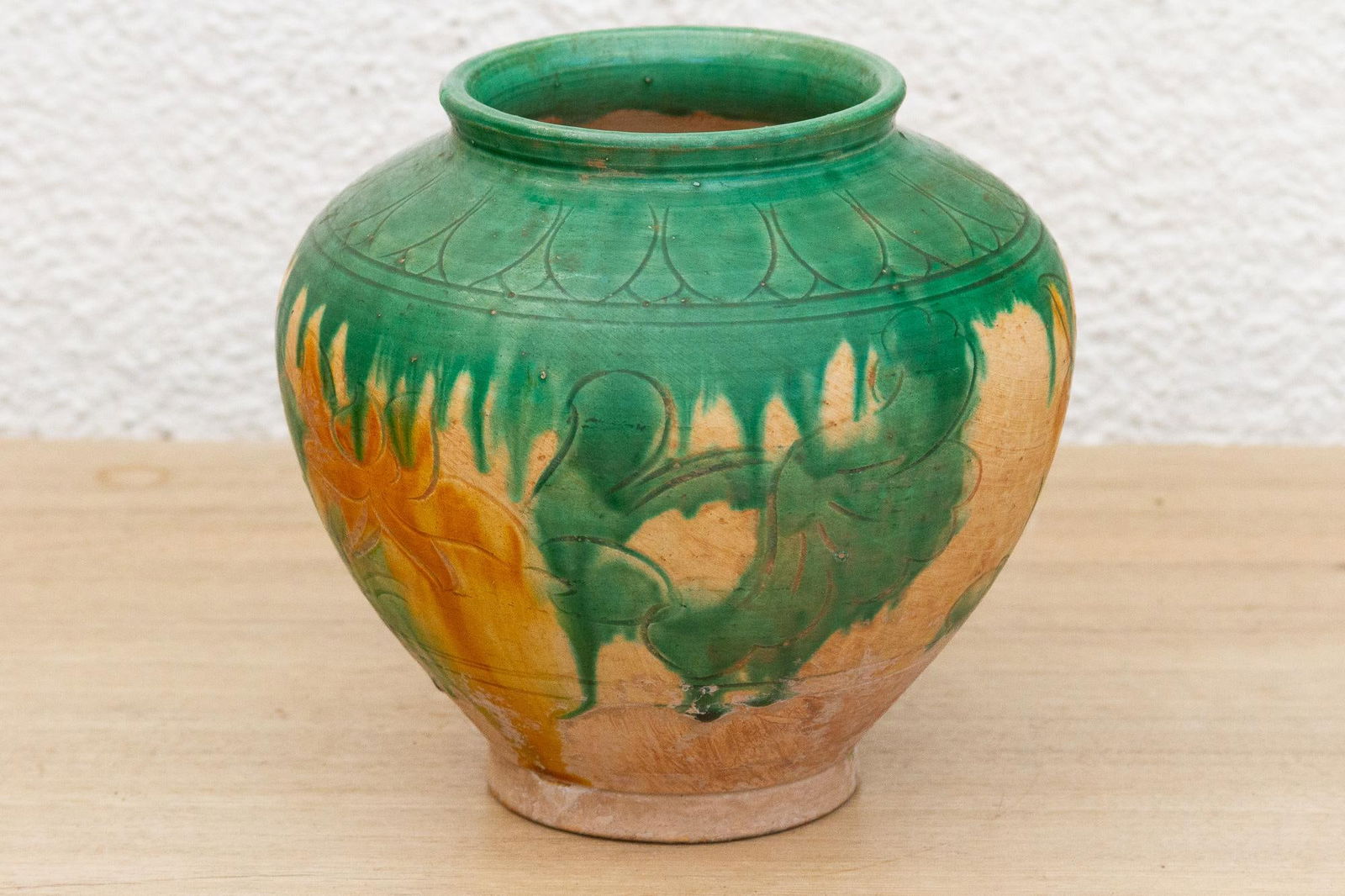 Tang Dynasty Style Sancai Pottery Vase - 3