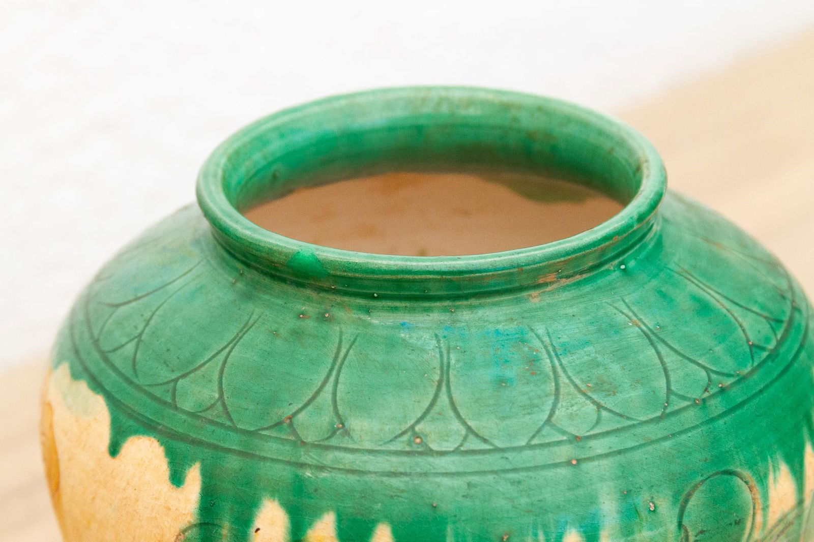 Tang Dynasty Style Sancai Pottery Vase - 4