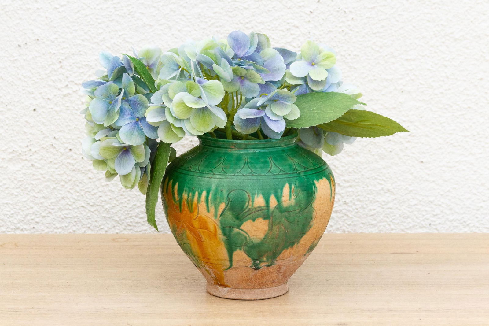 Tang Dynasty Style Sancai Pottery Vase - 9