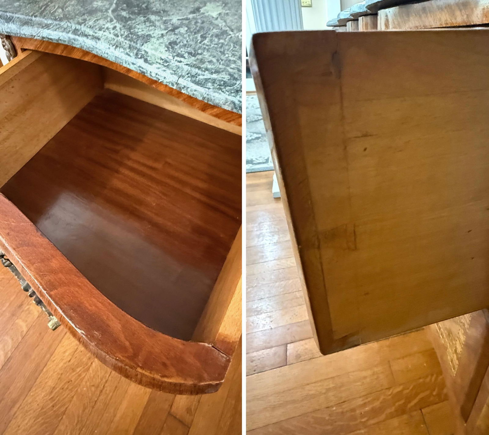Mid 19th Century Chest of Drawers With Marble Top - 10