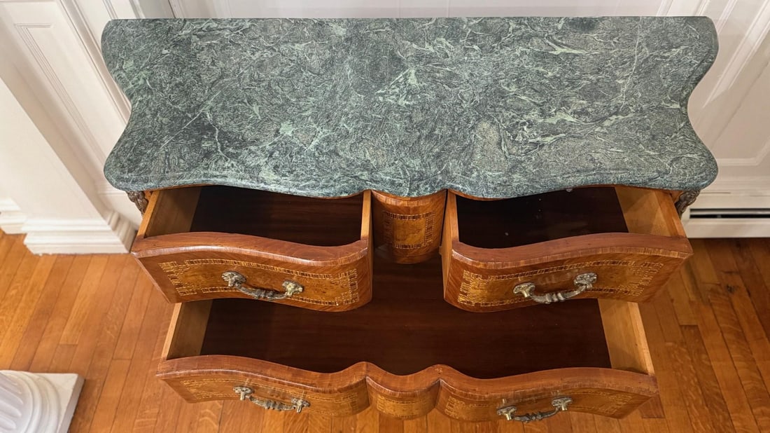 Mid 19th Century Chest of Drawers With Marble Top - 9