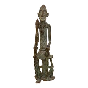 Authentic Antique Dogon Bronze Figure