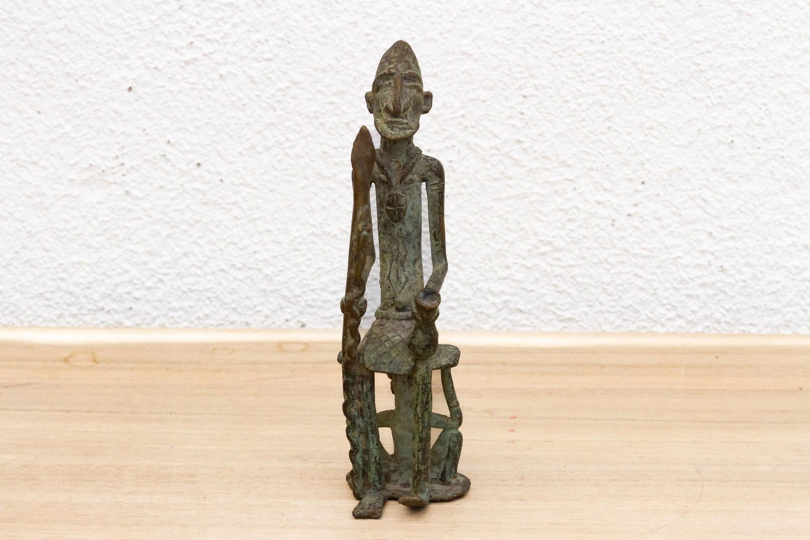 Authentic Antique Dogon Bronze Figure - 4