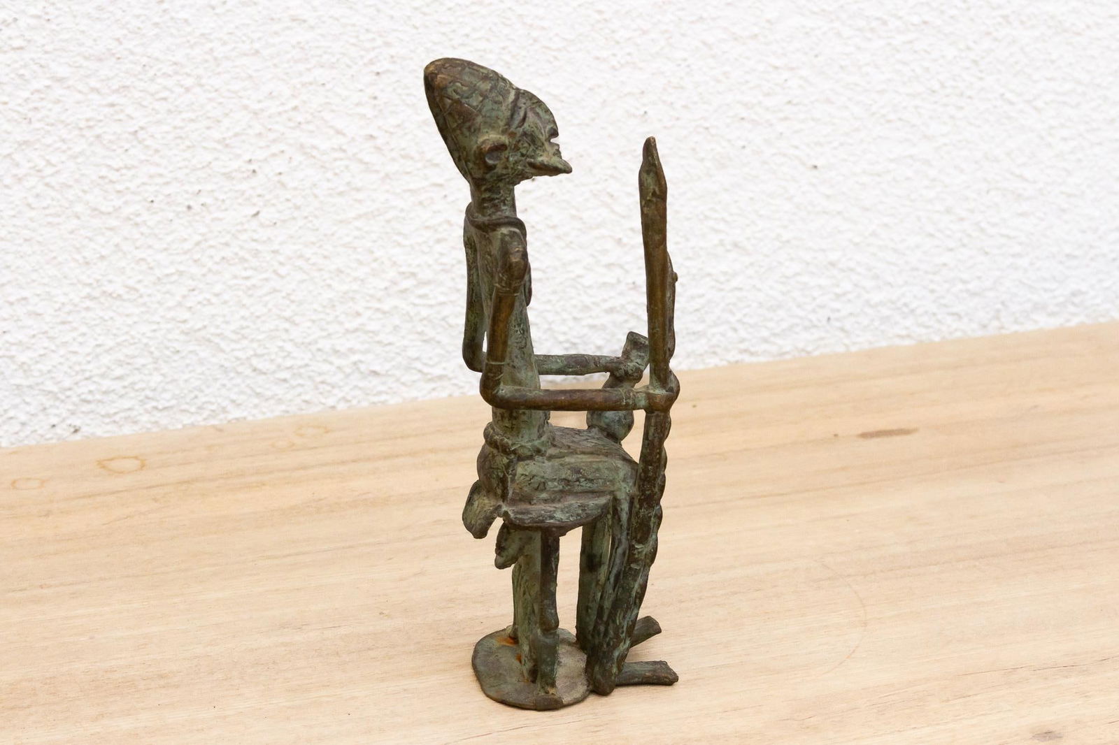 Authentic Antique Dogon Bronze Figure - 7