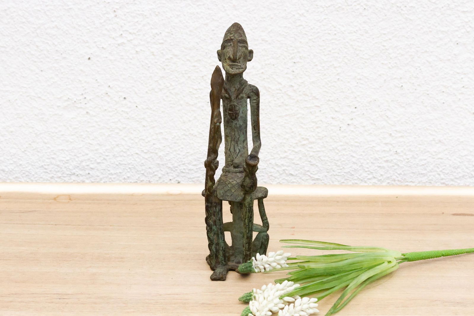 Authentic Antique Dogon Bronze Figure - 9