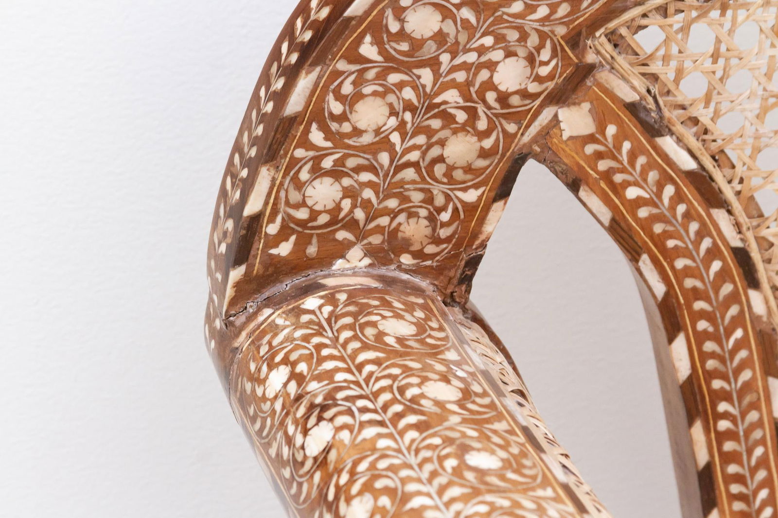 Exquisite Anglo-Indian Inlay Settee Bench - 6