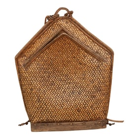 Finely Woven Antique Carrying Backpack