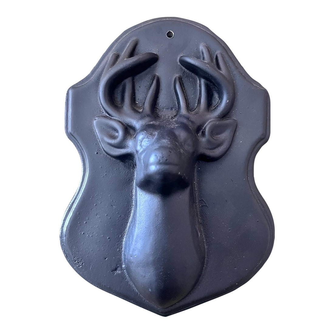 Vintage Cast Iron Buck Deer Stag Animal Plaque (1 of 6)