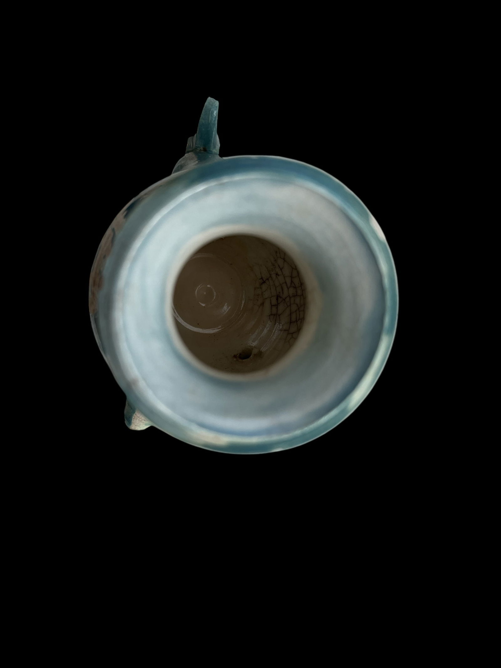 1950s Blue Bird Vase by Dodie Thayer Signed - 8