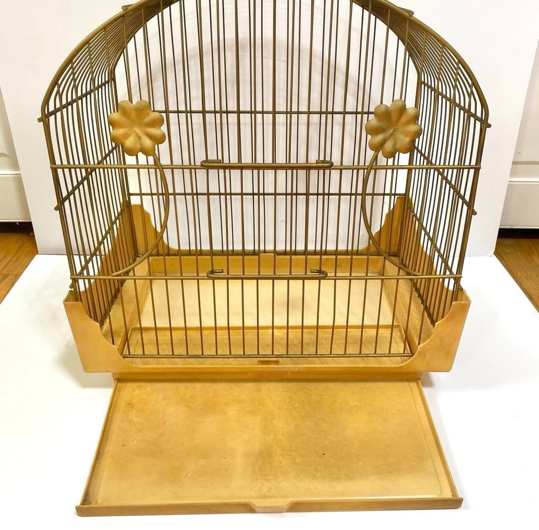 1950s Art Nouveau Bird Cage - 2