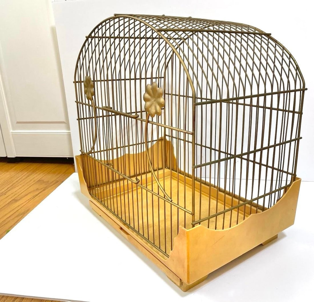 1950s Art Nouveau Bird Cage - 3