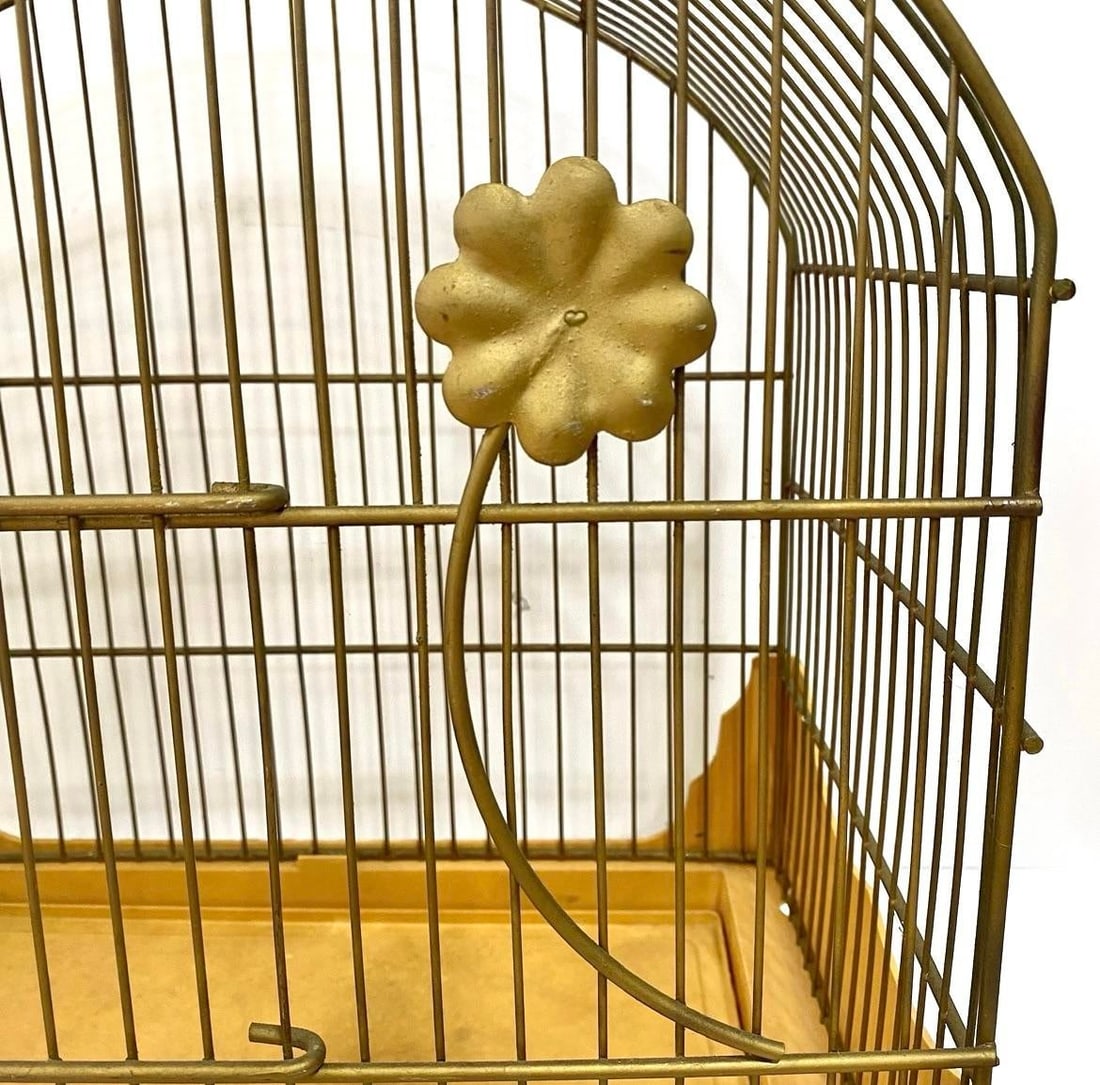 1950s Art Nouveau Bird Cage - 6