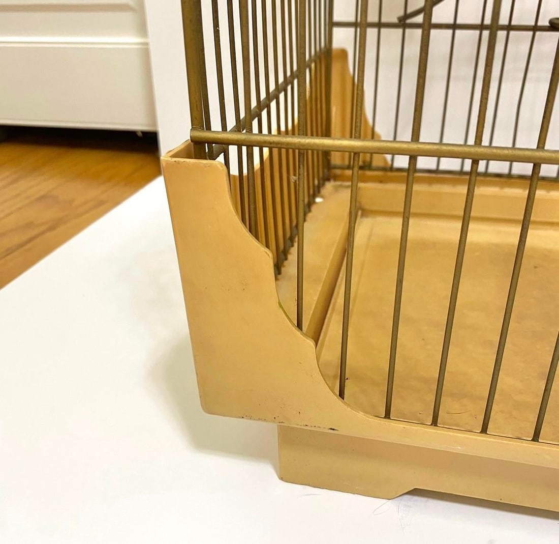 1950s Art Nouveau Bird Cage - 7