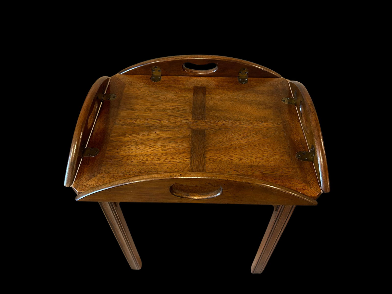 Baker Furniture English Chippendale Campaign Style Butler Tray Table - 10