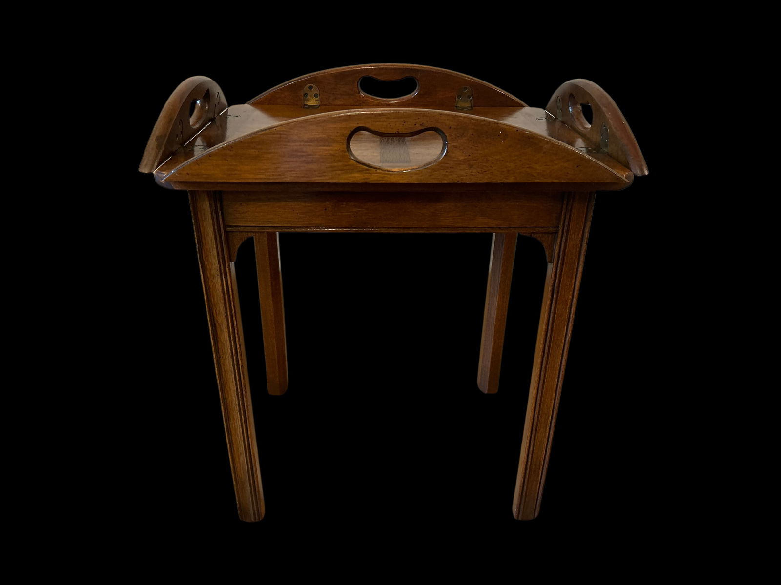 Baker Furniture English Chippendale Campaign Style Butler Tray Table - 6