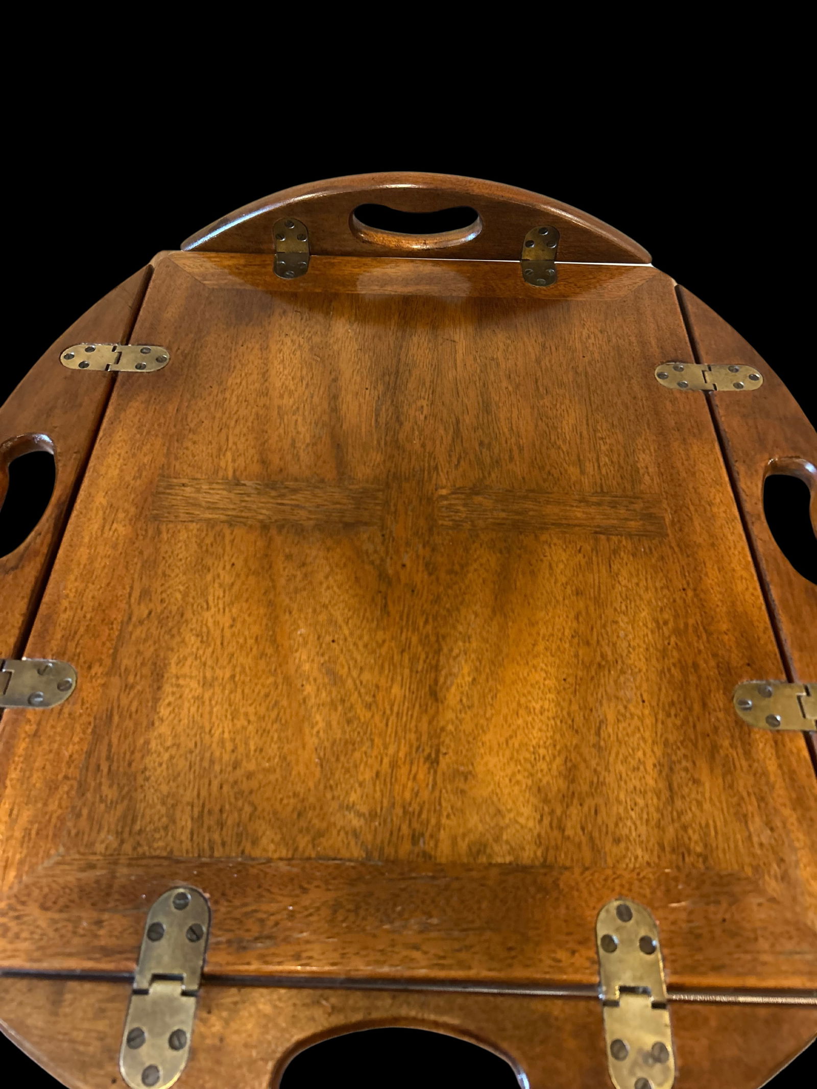 Baker Furniture English Chippendale Campaign Style Butler Tray Table - 9