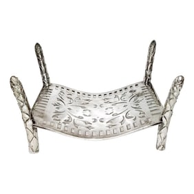 1940s Silverplate Asparagus Serving Stand