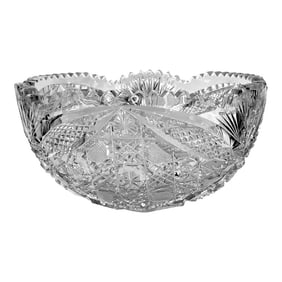 Early 20th Century American Brilliant Deep Cut Crystal Bowl