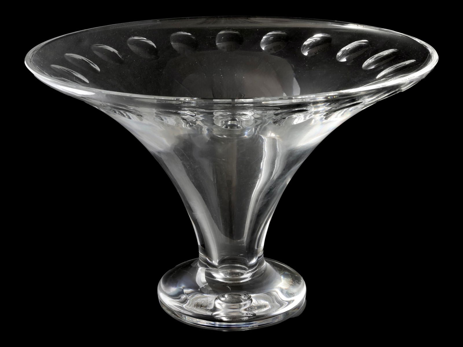 Large Heavy Waterford John Roca Centerpiece Vase - 2