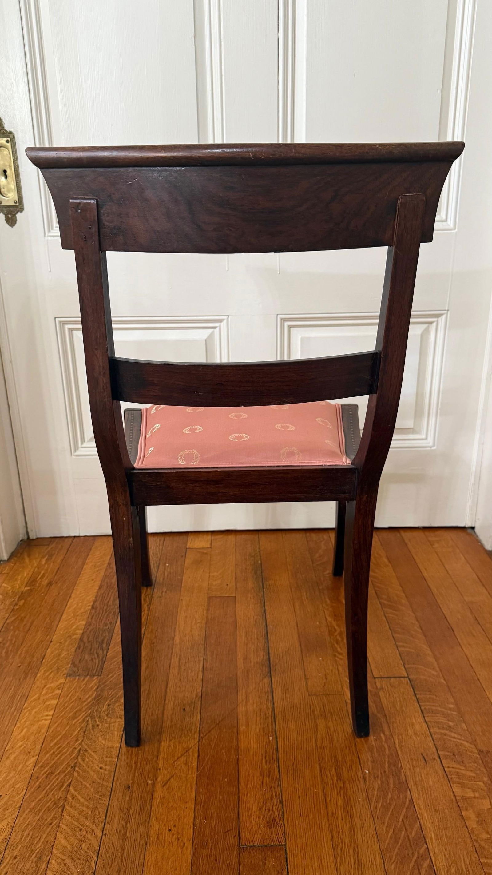 Late 19th Century Dutch Regency Satinwood & Mahogany Marquetry Side Chair - 7