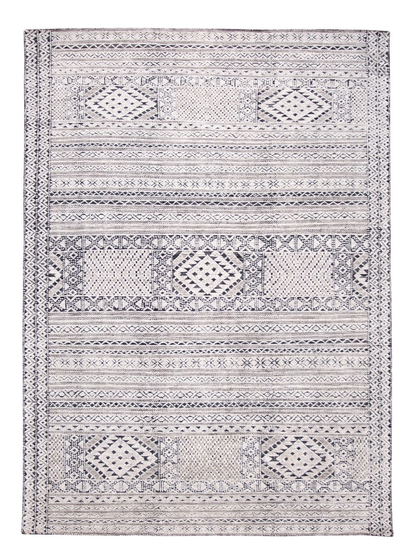 21st Century Contemporary Textured High Low Wool Rug (1 of 13)