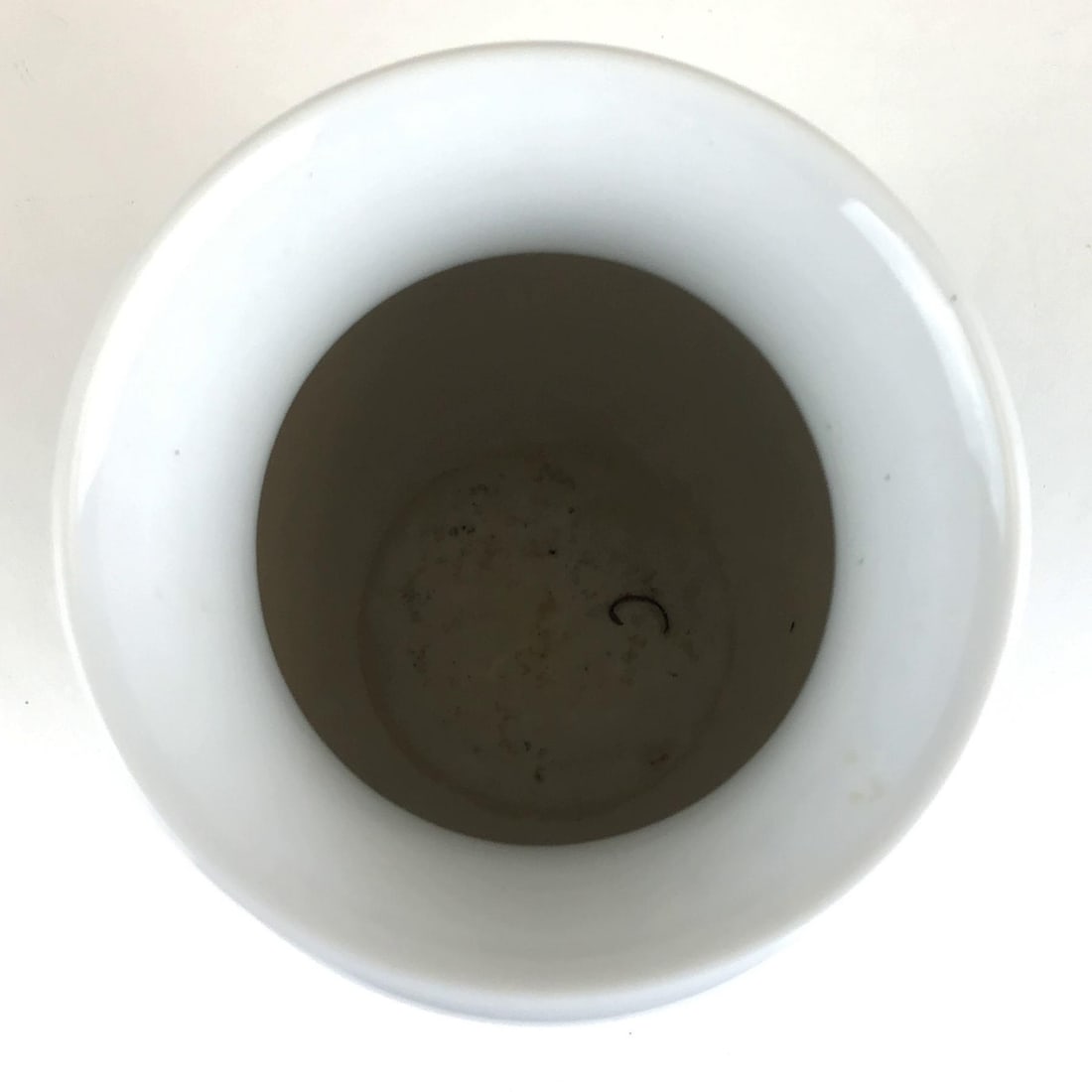 Chinese Hand Painted White Vase - 4