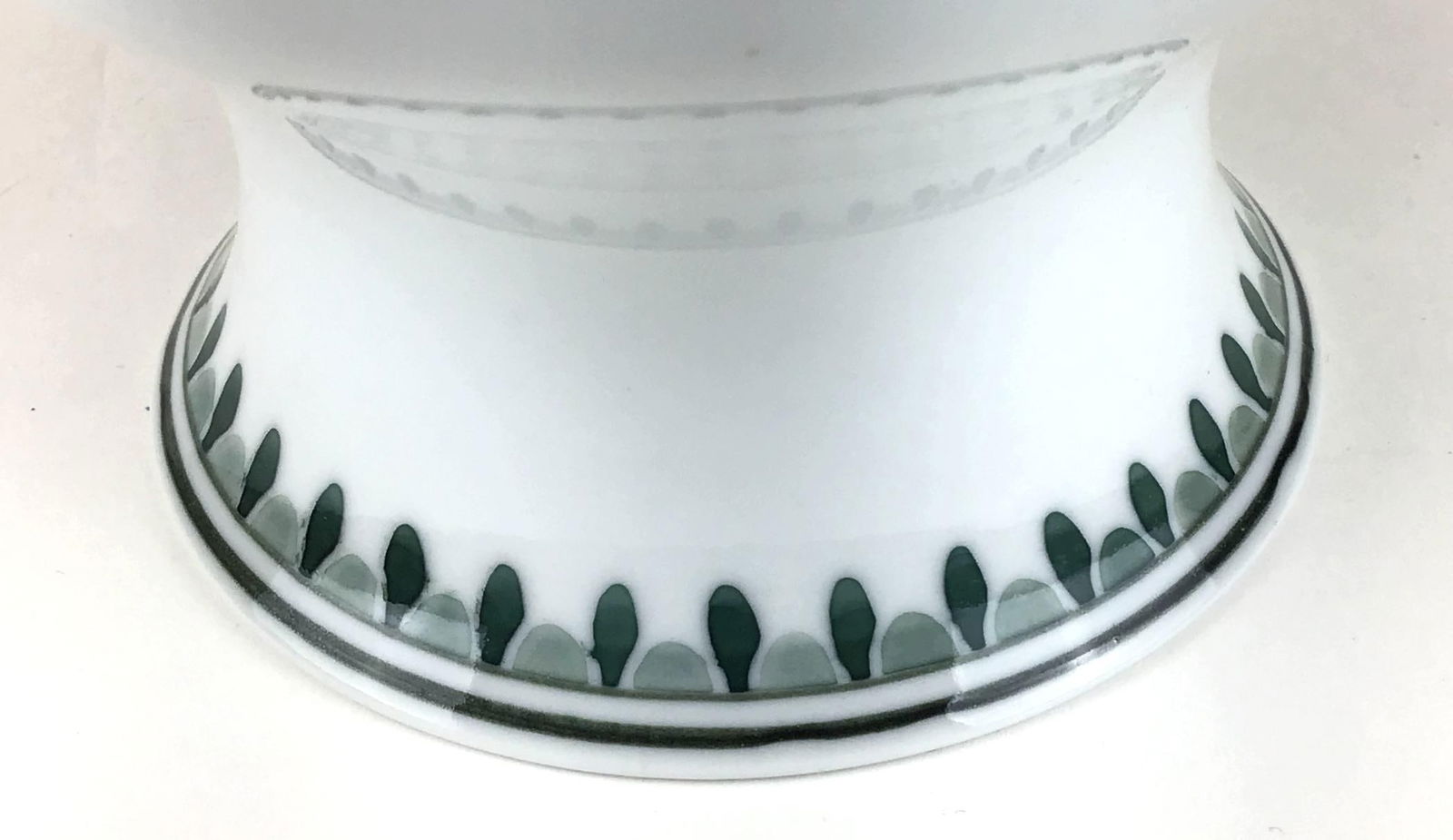 Chinese Hand Painted White Vase - 8