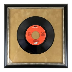 Framed 45 Rpm Record of Reunited by Peaches and Herb