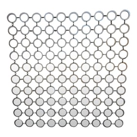 Vintage Wall Art of 100 Small Round Mirrors