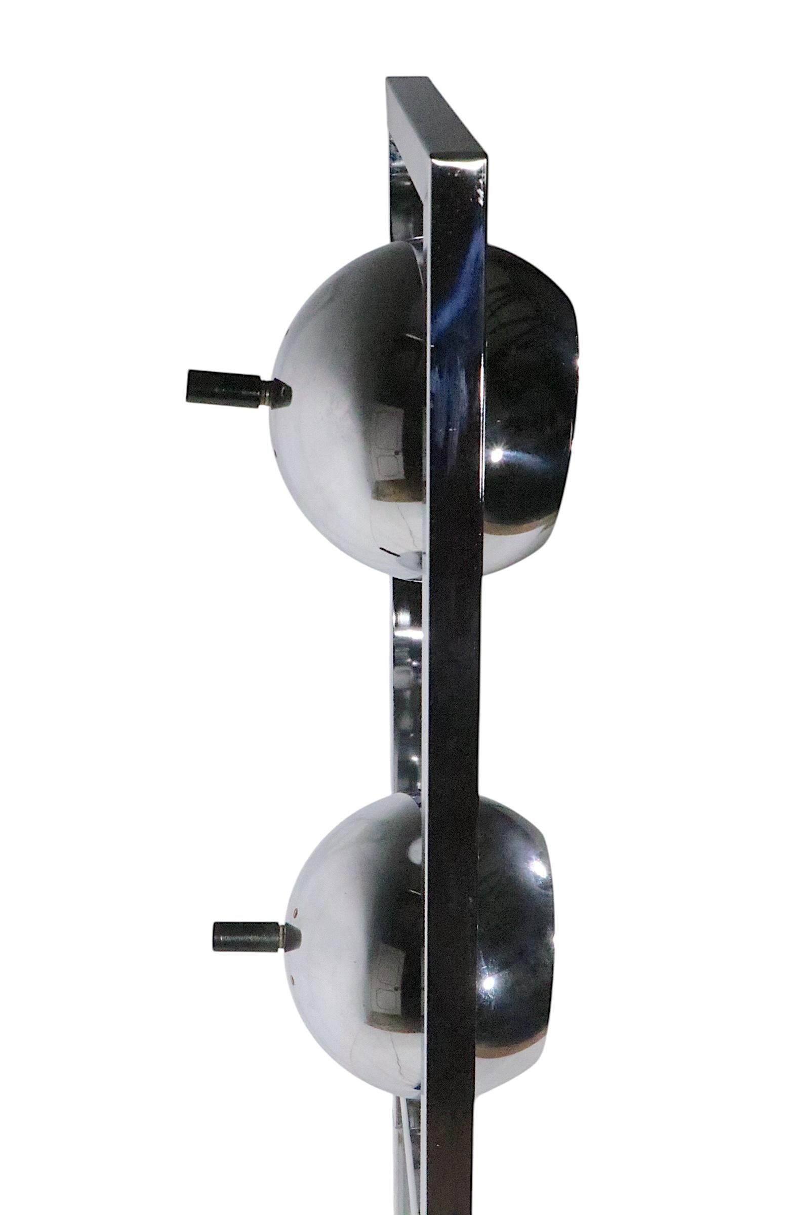 Space Age Chrome Eyeball Floor Lamp C. 1960/70's - 8