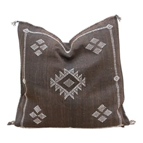 Oasis Dusk Large Silk Rug Pillow