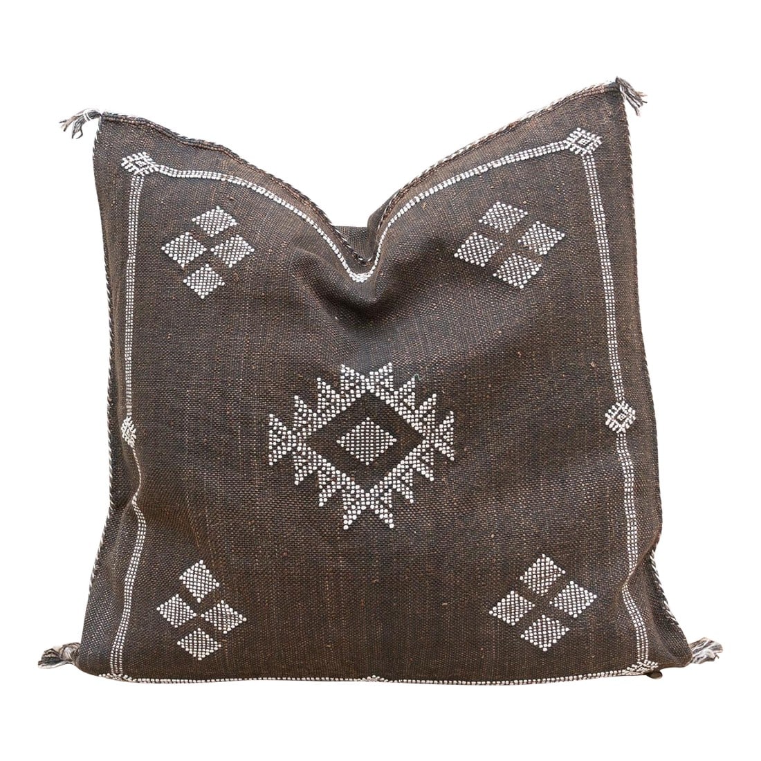 Oasis Dusk Large Silk Rug Pillow (1 of 8)