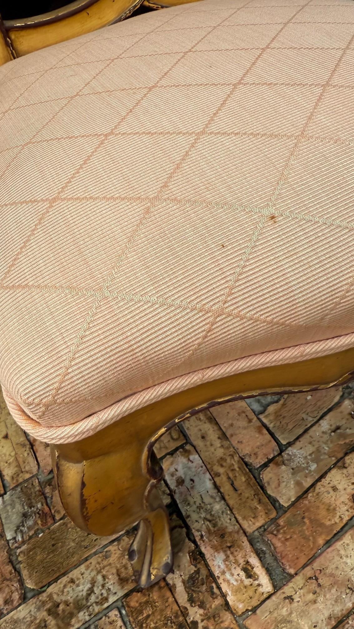 Pair of 1980s Gilded Hollywood Regency Side Chairs in the Style of Rose Tarlow - 7