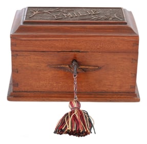 Antique French Petit Lock Box 'Emilie'