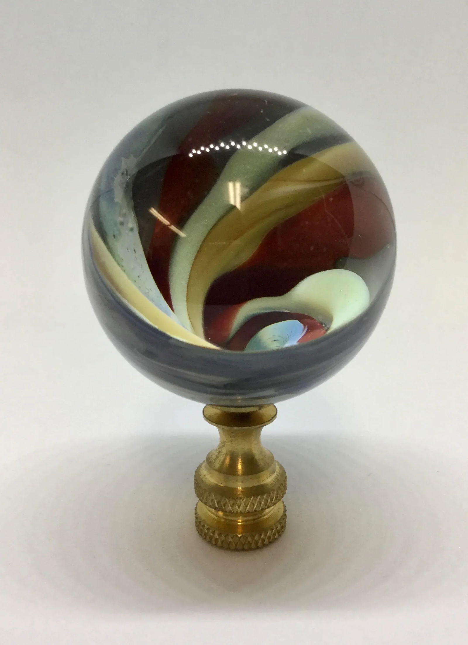 Artisan Created Glass Finial - 5