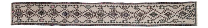 Extra Long Turkish Kilim Runner 2'1" X 15'9"