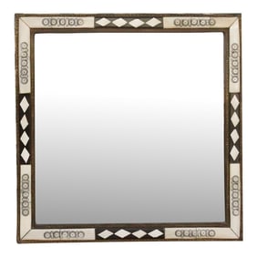 20th Century Moroccan Inlaid Mirror