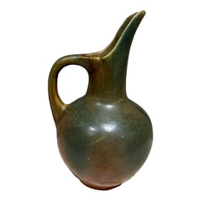 Muncie Pottery Pitcher Ewer Matte Arts & Crafts