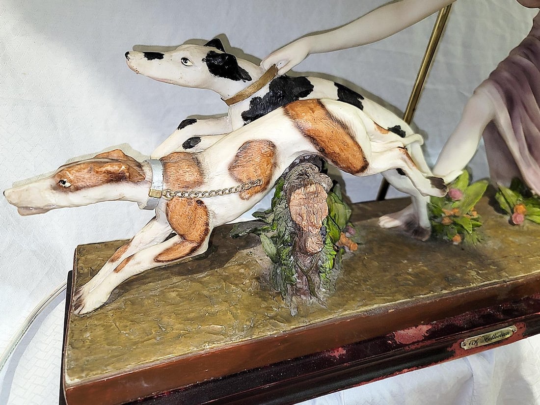 Art Nouveau Style VIntage Table Lamp by Ok Collections - 4