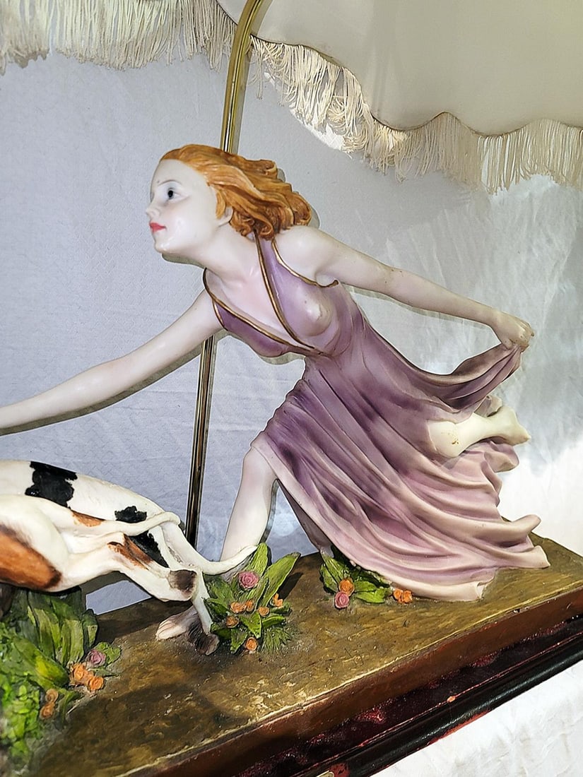 Art Nouveau Style VIntage Table Lamp by Ok Collections - 5