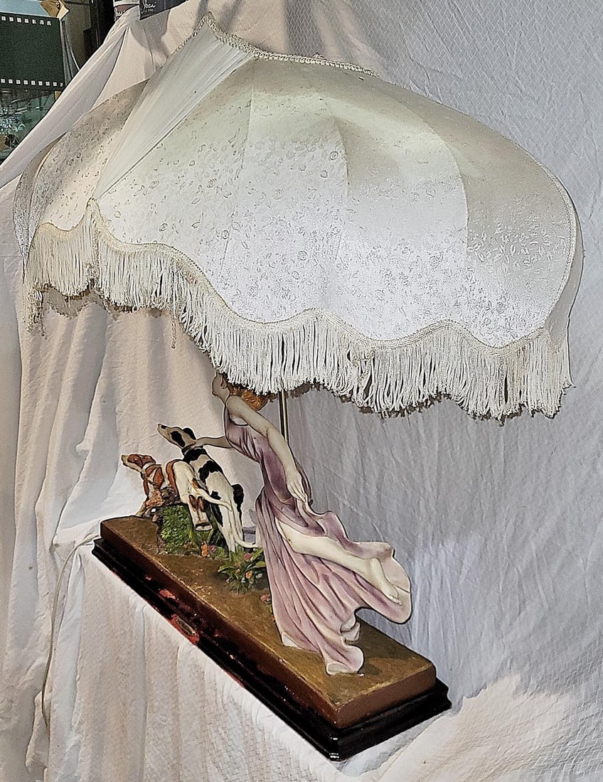 Art Nouveau Style VIntage Table Lamp by Ok Collections - 7