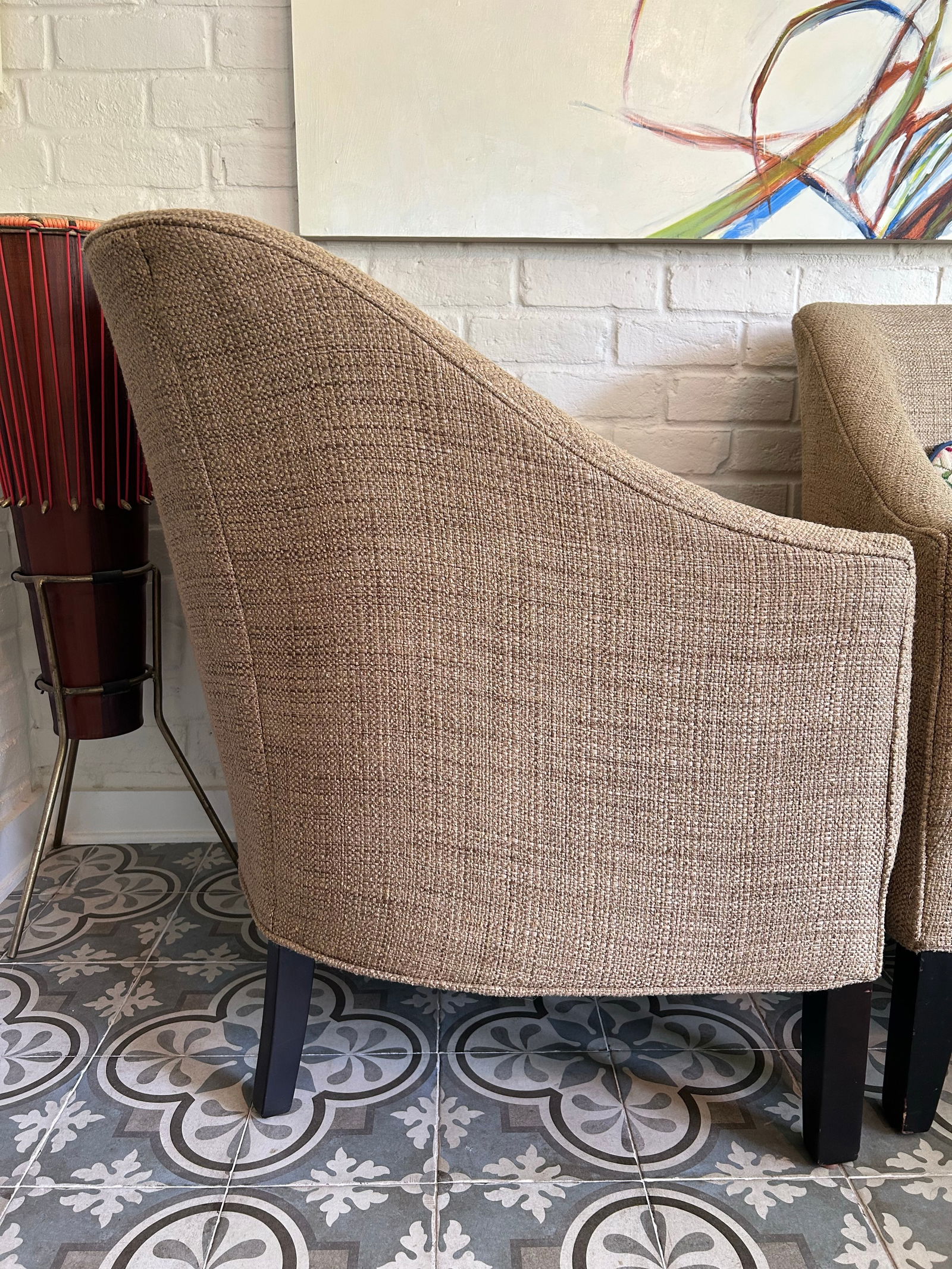 Early 2000's Mitchell Gold + Bob Williams Barrel Chairs - 3