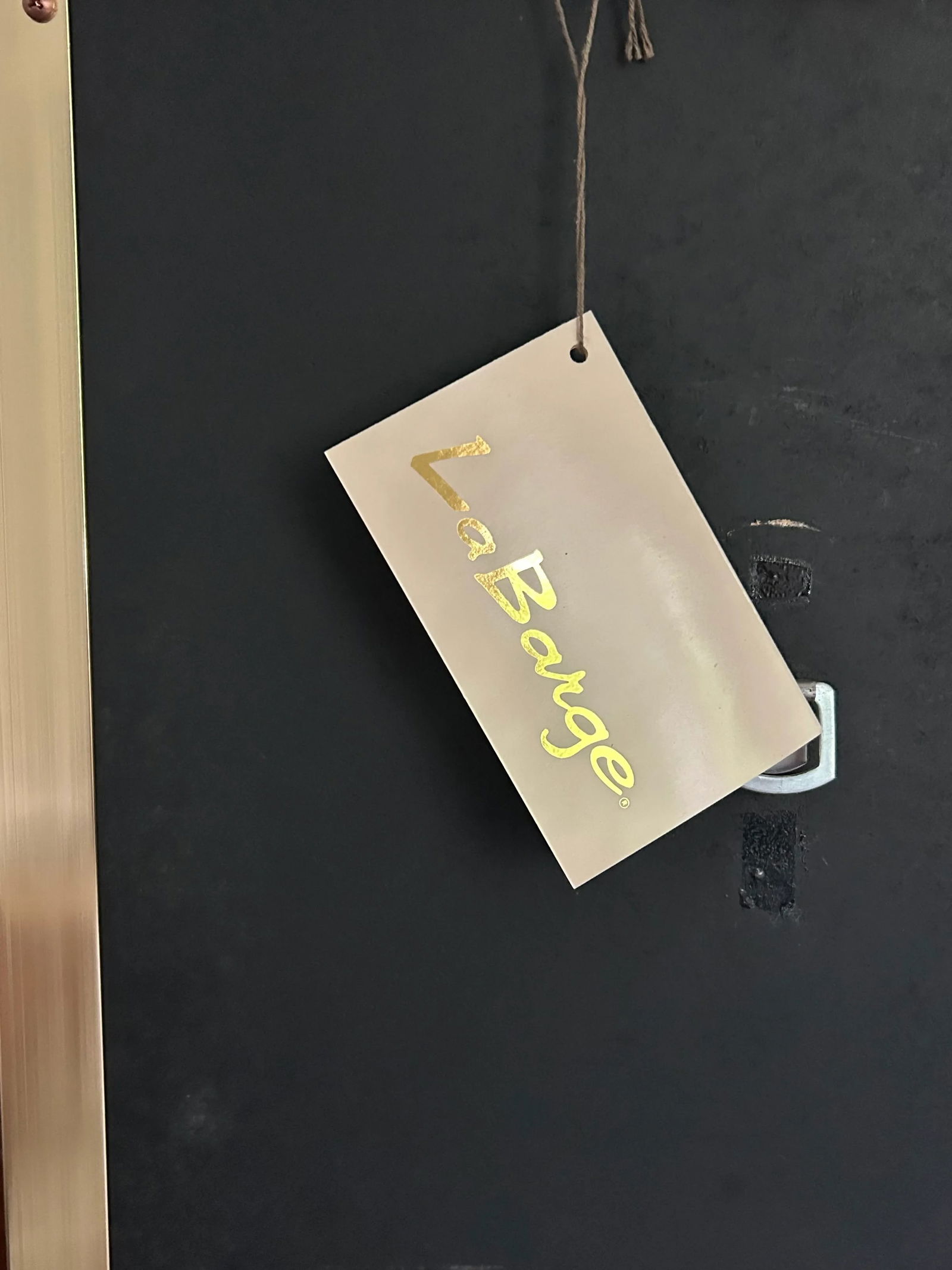 Vintage La Barge Mirror With Segmented Beveled Glass With Gold Metal Frame - 12