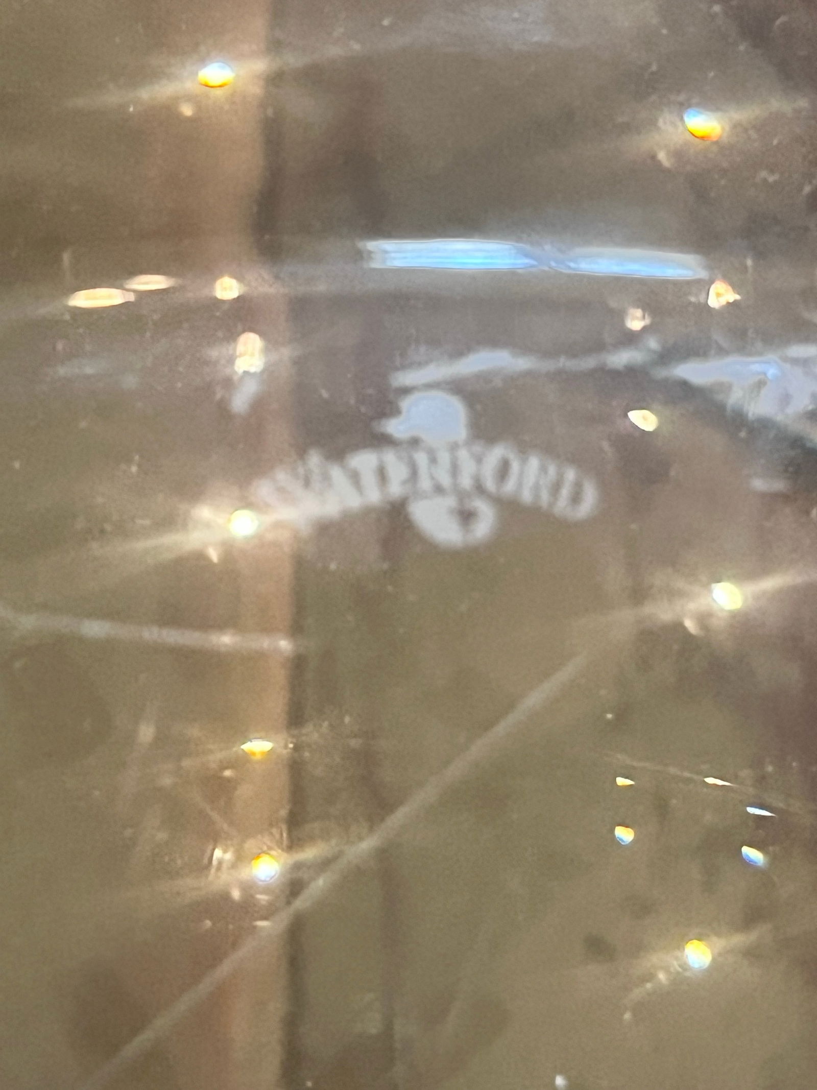 1980s Clear Heavy Glass Waterford Bowl - 10