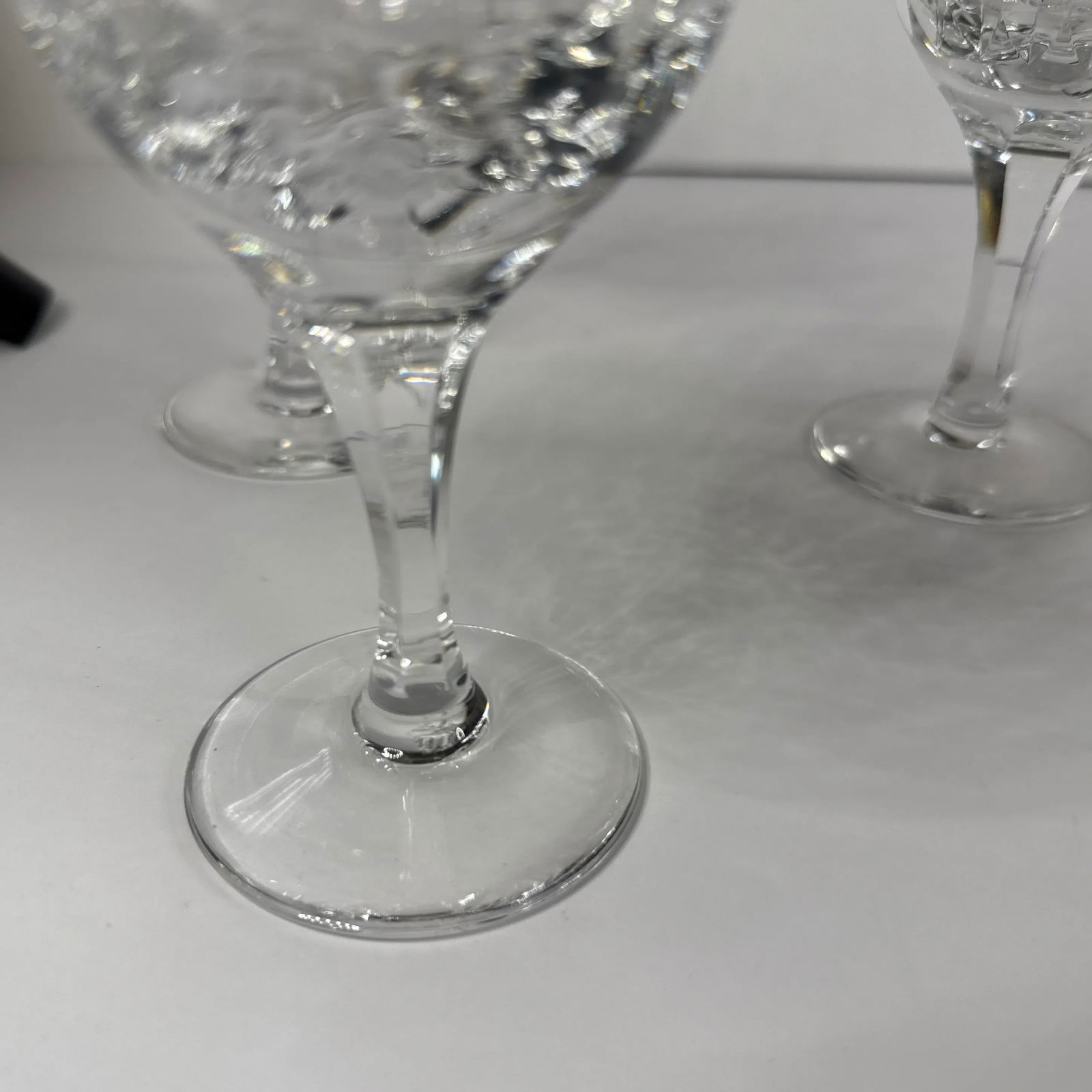 Vintage Atlantis Cut Crystal Wine Glasses - Set of 8 - 4