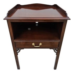 Councill Craftsmen Mahogany Chippendale Nightstand