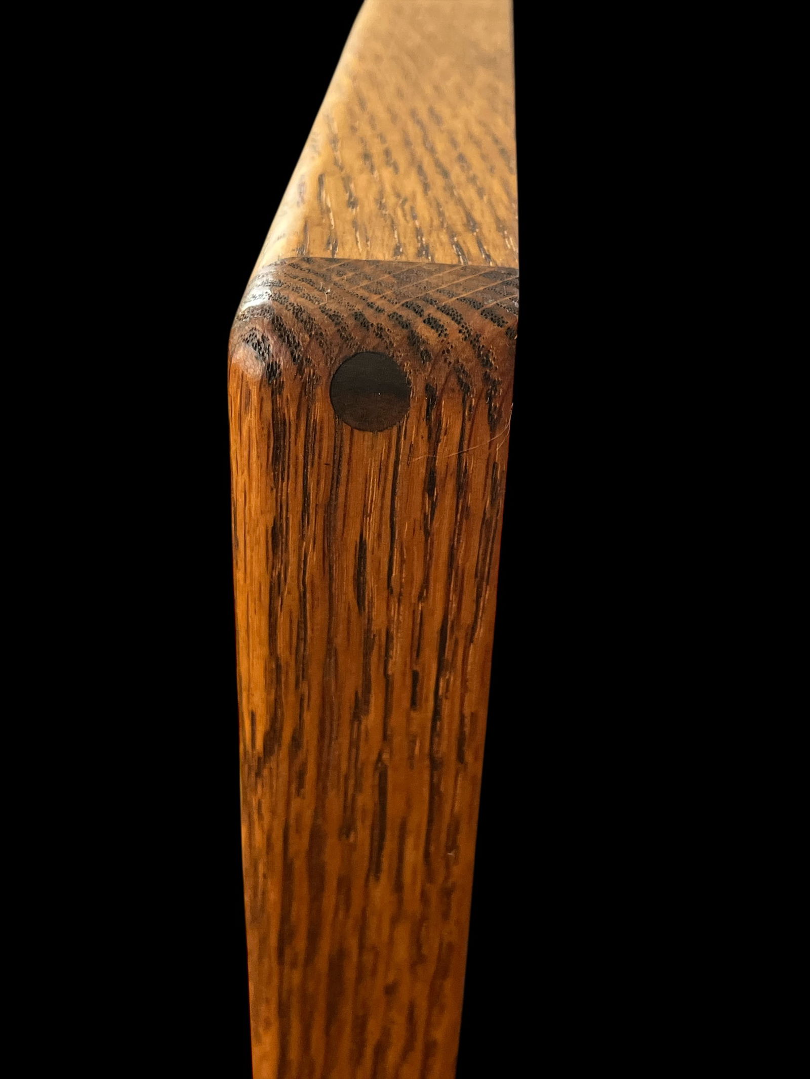 Vintage 1970s Framed Cork Bulletin Board – Solid Oak Frame Vintage Office or Workshop - 3